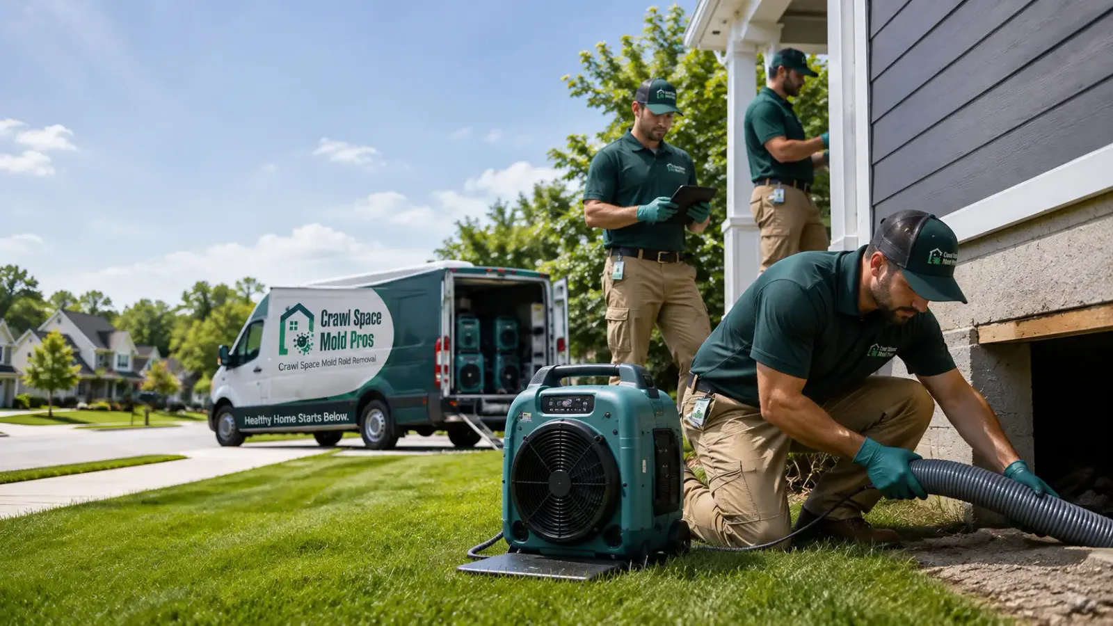 Crawl Space Mold Removal in Midway, UT